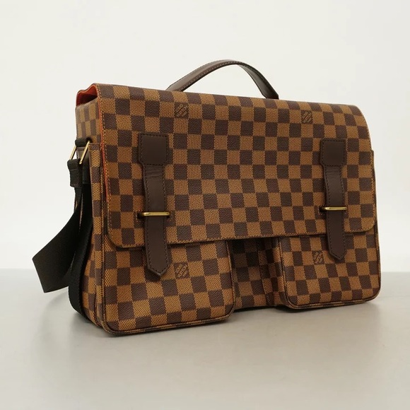 Authentic Louis Vuitton NEW BROADWAY damier ebene messenger unisex - Picture 2 of 10